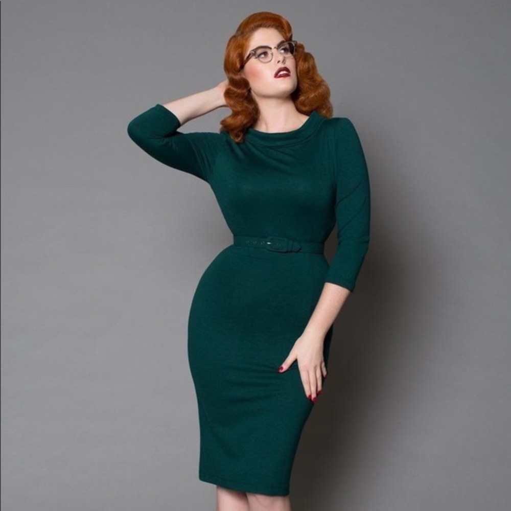Laura Byrnes / Pinup Girl Clothing Joan Dress S